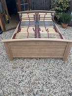 2 persoonsbed inclusief electrische lattenbodem, Huis en Inrichting, Slaapkamer | Bedden, Ophalen, Verstelbaar, 140 cm, Zo goed als nieuw