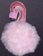 Zachte Roze Pluche Flamingo Bolletje met Glitter, Ophalen of Verzenden, Zo goed als nieuw