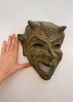Antiek keramisch theater masker van de duivel, Antiek en Kunst, Ophalen of Verzenden