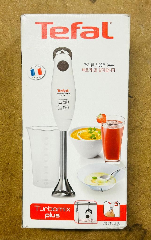 Tefal Turbomix plus Staafmixer, Ophalen of Verzenden, Nieuw, Blender