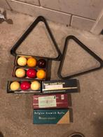 Biljart Keus & Ballen Compleet, Sport en Fitness, Biljarten en Poolen, Ophalen of Verzenden, Zo goed als nieuw, Pooltafel