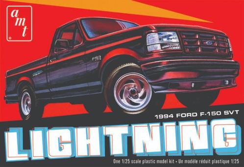 AMT 1994 Ford F-150 Lightning Pickup 1/25 AMT-1110, Hobby en Vrije tijd, Modelbouw | Auto's en Voertuigen, Nieuw, Auto, Groter dan 1:32