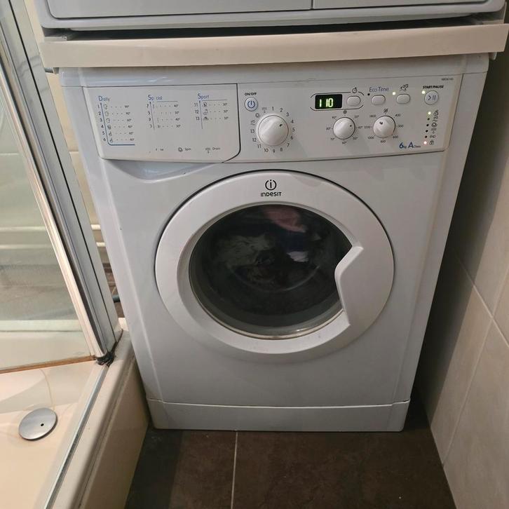 Indesit 6kg wasmachine Aclass IWD6145, Witgoed en Apparatuur, Wasmachines, Gebruikt, 6 tot 8 kg, 85 tot 90 cm, 1200 tot 1600 toeren