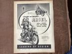 Ariel KH 500 c.c. Hunter Twin 1953, Motoren, Handleidingen en Instructieboekjes, Overige merken