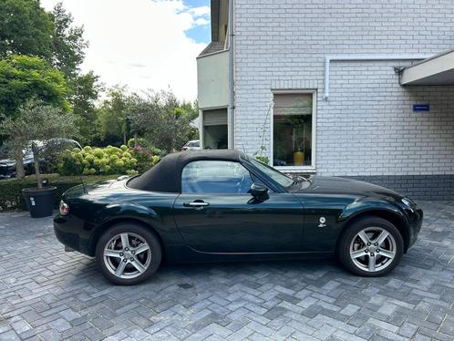Mazda MX-5 1.8 Touring 2007 Highland green, Auto's, Mazda, Particulier, MX-5, Airbags, Elektrische ramen, Lederen bekleding, Metallic lak