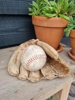 Amerikaanse honkbal handschoen met bal., Ophalen of Verzenden, Gebruikt, Bal
