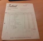 Hilversum Suchard chocolat factuur 1951, Verzamelen, Merken en Reclamevoorwerpen, Ophalen of Verzenden, Zo goed als nieuw, Overige typen