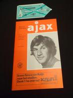 Ajax - Feyenoord 24 april 1977: Programma & Ticket, Verzamelen, Verzenden, Gebruikt, Ajax, Boek of Tijdschrift