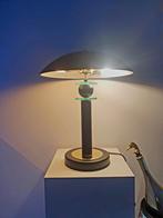 Vintage mushroom tafellamp shell elec. Jaren 80 mat zwart, Huis en Inrichting, Ophalen, Hollywood regency, Zo goed als nieuw, Metaal