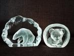 2 x Mats Jonasson , Polar bear & Lion cub, gesigneerd, Ophalen of Verzenden