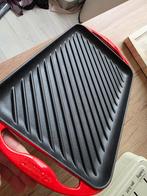 Le Creuset Grillpan - Zo Goed Als Nieuw, Huis en Inrichting, Keuken | Potten en Pannen, Gietijzer, Ophalen of Verzenden, Zo goed als nieuw