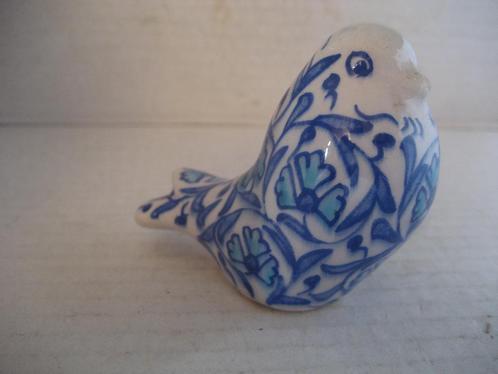 Delfts blauw vogel beeldje, Verzamelen, Beelden en Beeldjes, Zo goed als nieuw, Dier, Ophalen of Verzenden