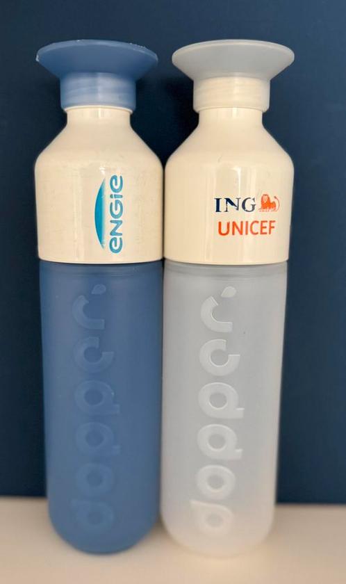2x Dopper Original Fles | Doppers | Dopperfles | Waterfles, Sport en Fitness, Bidons, Zo goed als nieuw, Ophalen of Verzenden