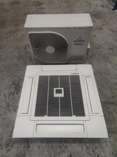 5 kW Mitsubishi Heavy Air Conditioner cassette model 90x90, Witgoed en Apparatuur, Airco's, Refurbished, Plafondventilator, 100 m³ of groter