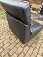 Arca Fauteuil Paolo Piva voor B&B Italia zwart leer, Ophalen, Gebruikt, 75 tot 100 cm, 75 tot 100 cm