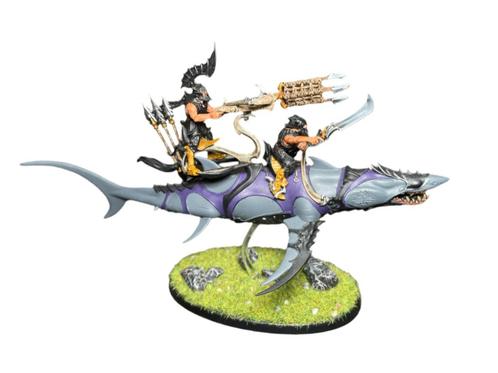 Warhammer Age of Sigmar Idoneth Deepkin Akhelian Allopex, Hobby en Vrije tijd, Wargaming, Zo goed als nieuw, Warhammer, Figuurtje(s)