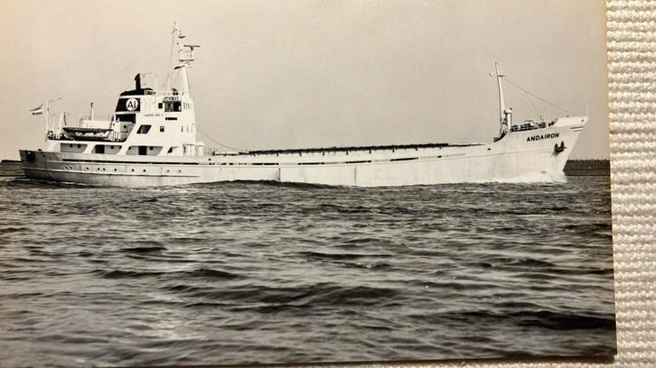 ex Brittenburgh 1961  Müller als ANDAIRON, Verzamelen, Scheepvaart, Ophalen of Verzenden