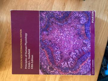 Studieboek: Principles of Human Physiology beschikbaar voor biedingen