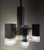 Vintage Italiaans hanglamp, kroonluchter, Gaetano Sciolari, Ophalen, Tweedehands, Tweedehands, Glas