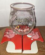 Fraai groot glas delirium Noël christmas + mutsen en borden, Verzamelen, Biermerken, Ophalen of Verzenden, Zo goed als nieuw, Reclamebord, Plaat of Schild