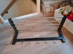 Tjusig kapstok en schoenenrek zwart (IKEA), Huis en Inrichting, Zo goed als nieuw, Minder dan 100 cm, Metaal, Ophalen