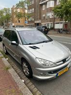 Peugeot 206 1.6 16V SW 2005 Grijs, Auto's, Voorwielaandrijving, 15 km/l, 4 cilinders, Origineel Nederlands