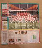 Ajax routekaart 1998-1999 en Mega Ajax poster, Verzamelen, Ophalen of Verzenden, Zo goed als nieuw, Ajax