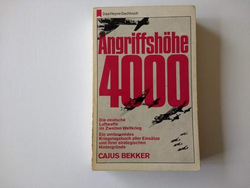 Boek Angriffshohe 4000 kriegstagebuch Luftwaffe Cajus Bekker, Boeken, Oorlog en Militair, Gelezen, Luchtmacht, Tweede Wereldoorlog