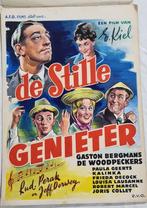 Origineel van affiche De Stille Genieter, Cassiers, Bergmans, Ophalen of Verzenden, Gebruikt, A1 t/m A3, Film en Tv