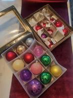 Vintage kerstballen multicoller glas en plastic, Ophalen