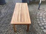 Teakhouten tafeltje z.g.a.n, Ophalen of Verzenden, 25 tot 50 cm, Rechthoekig