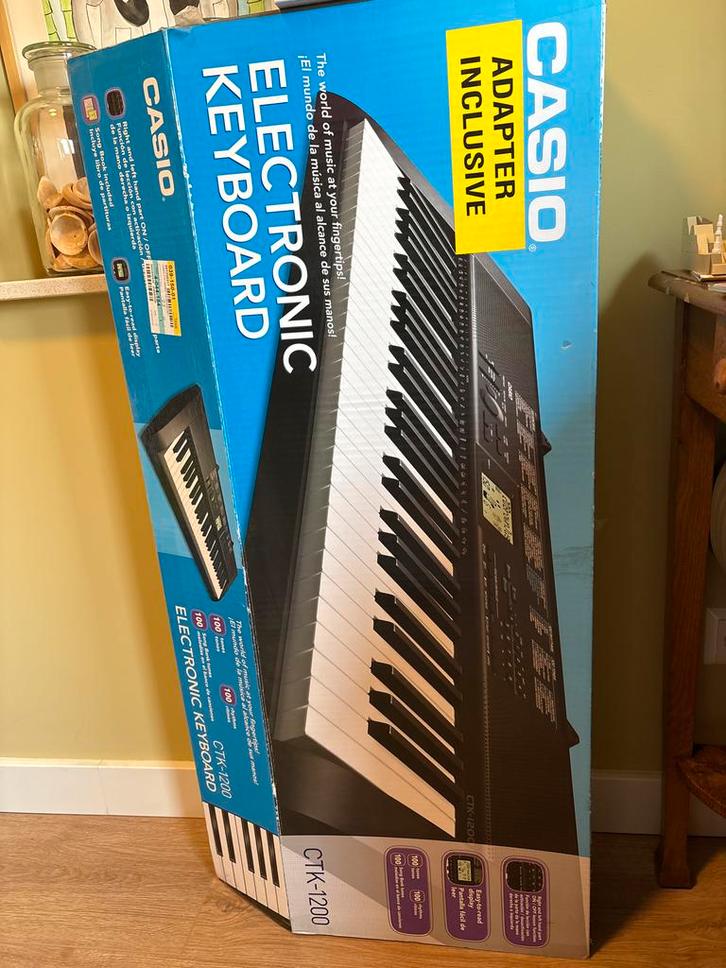 Casio CTK-1200 Keyboard - Ideaal voor Beginners!, Muziek en Instrumenten, Keyboards, Zo goed als nieuw, 61 toetsen, Casio, Ophalen