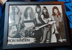 Iron maiden foto ingelijst met handtekening Bruce Dickinson, Ophalen of Verzenden, Foto of Kaart