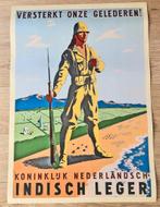 Grote KNIL Nederlands Indie - Propaganda Affiche POSTER, Ophalen of Verzenden, Landmacht, Nederland, Foto of Poster