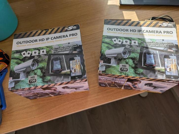 2x Outdoor HD IP Camera Pro – Nieuw in doos, Audio, Tv en Foto, Videobewaking, Nieuw, Buitencamera, Ophalen of Verzenden