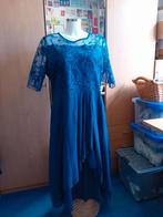 Mooie gelegenheids jurk mt48/50, Galajurk, Blauw, Maat 46/48 (XL) of groter, Ophalen of Verzenden