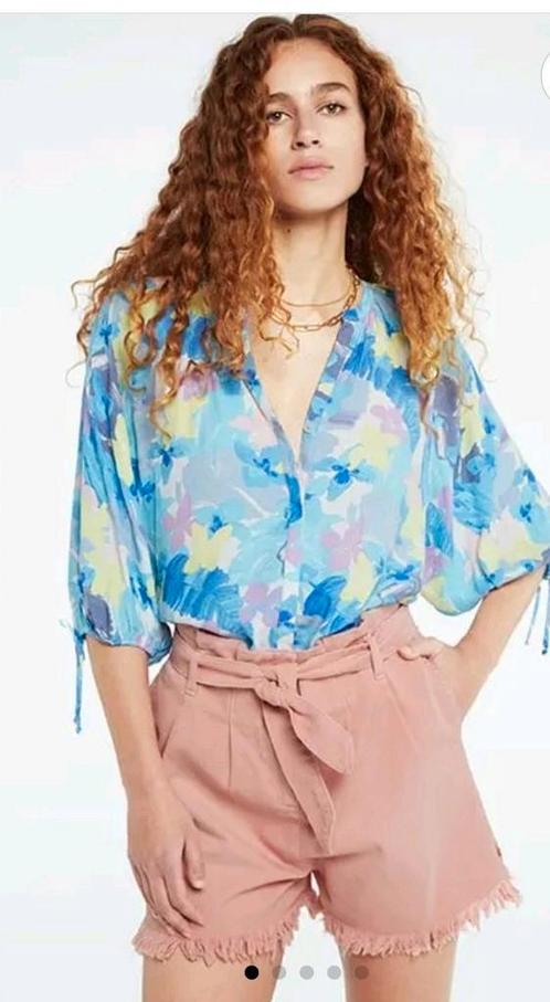 Fabienne Chapot Cooper blouse maat 40 *nieuw*, Kleding | Dames, Blouses en Tunieken, Nieuw, Maat 38/40 (M), Blauw, Ophalen of Verzenden