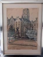 Grotemarkt Rotterdam Erasmus beeld Hansbert, Grotekerkplein, Ophalen of Verzenden