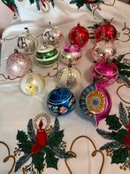 13 Hele Mooie Oude Grote Kerstballen, Ophalen of Verzenden, Gebruikt