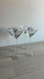 Leonardo Cocktailglazen - Set van 4 - Bloempatroon, Antiek en Kunst, Antiek | Glas en Kristal, Ophalen