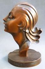 Periode 1920 Art Deco Jugendstil Beeld Buste Vrouw Tafelmode