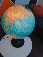 Wereldbol globe met licht, Huis en Inrichting, Woonaccessoires | Wereldbollen, Ophalen, Verlicht, Zo goed als nieuw