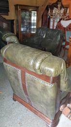 Eiken fauteuils Banken en meubelen, Huis en Inrichting, Ophalen, Zo goed als nieuw, Stof