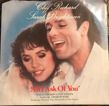 Cliff Richard and Sarah Brightman - All i ask of you   beschikbaar voor biedingen