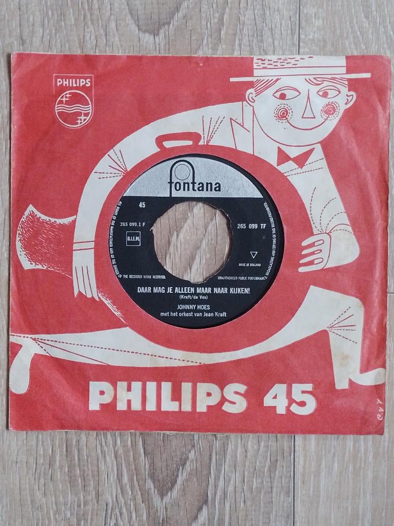 Johnny Hoes & Jean Kraft/Nederlandstalig/Piraat, Gebruikt, 7 inch, Single, Ophalen of Verzenden