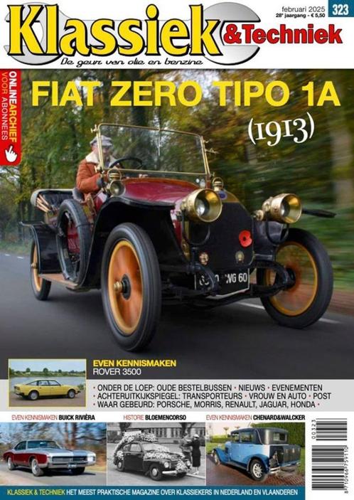 Klassiek & Techniek 323 2025 : Buick Riviera - Rover SD1, Boeken, Auto's | Folders en Tijdschriften, Gelezen, Algemeen, Ophalen of Verzenden