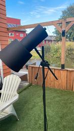Vloerlamp mat zwart, Ophalen, Gebruikt, Metaal, 100 tot 150 cm