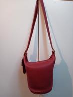 Vintage Coach rood leren Helen's Legacy bucket bag, Verzenden, Gebruikt, Rood, Leer