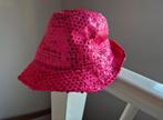 Opvallende roze glitter hoed, perfect voor carnaval, Ophalen of Verzenden, Zo goed als nieuw, Carnaval
