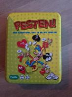 Pesten spel nieuw in blik, Vijf spelers of meer, Ophalen, Nieuw, Identity Games